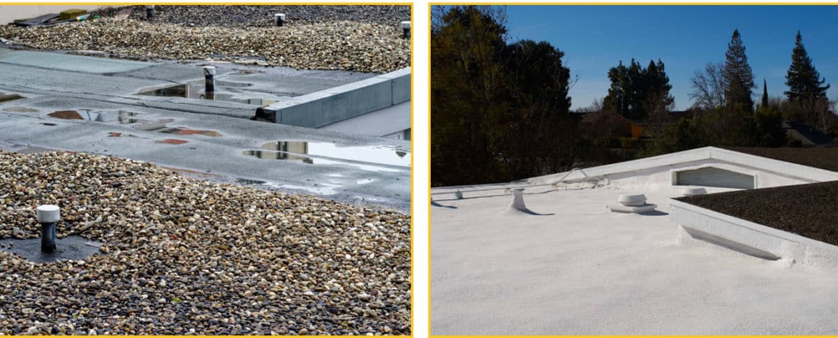 Replace Your Flat Tar-and-Gravel Roof With Armstrong’s Spray Foam Roofing