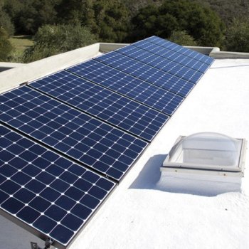 Armstrong Roofing - SPF Roofing with solar panels