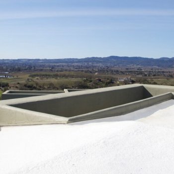 Armstrong Roofing - flat residential roof protected with spf roofing system