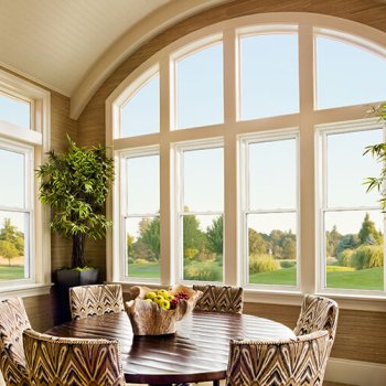 Armstrong Windows - large residential vinyl replacement window with self-cleaning glass windows