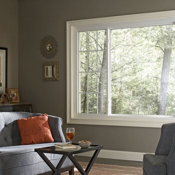 Armstrong Windows - large white residential vinyl replacement windows with Spectrally Selective Glass